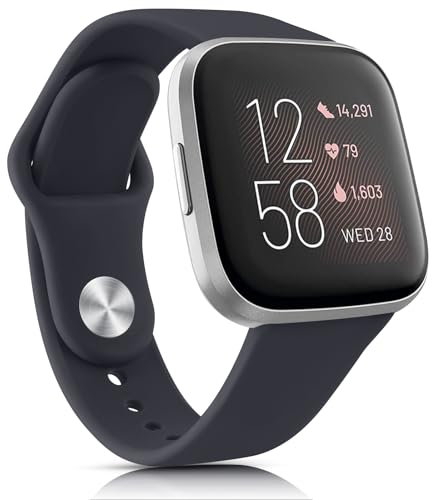 Oumida Compatible avec les bracelets Fitbit Versa 2 / Fitbit Versa pour homme et femme - Bracelet de rechange classique en silicone pour Fitbit Versa 2/Fitbit Versa/Versa Lite