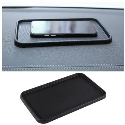 JNNJ Tapis Antidérapant Voiture, Tapis Antidérapant Antidérapant Auto-Adhésif Tableau de Bord, Tapis Intérieur de Voiture Lavable Réutilisable, pour Téléphone Portable, Clés, Décoration de Voiture