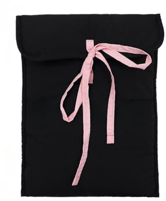 Cute Y2K - Custodia protettiva per tablet da 11-14 pollici, con fiocco, per donne (27,9 cm, nero)