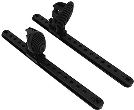 1 Paar Tragbare Kajak-Fußrasten, professionelle verstellbare, verriegelbare tragbare Kanu-Fußstützenpedale, ayaking Fußstütze, Gummiboot-Fußstütze, Surfbrett