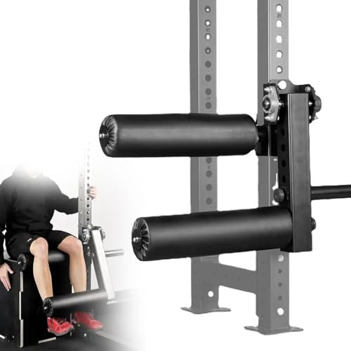 Hydravex Beinstrecker-Ausrüstung im Sitzen, Beinstrecker- und Curl-Maschine an Power Rack, Verstellbarer Aufsatz für das Fitnessgerät für die Beine zum Training der Unterkörper,25mmDiameter-16mm