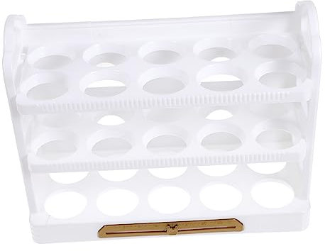 PHENOFICE Refrigerator Eggs Rack Rolling Egg Storage Box Preservation Box Mini Fridge Organizer Bins Kitchen Holder