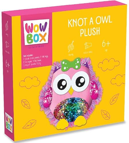 WOW BOX Set Kissen DIY Eule