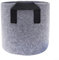 Gettimore Lot de 5 pots de fleurs ronds robustes de 85 litres, tissu respirant, taille moyenne pour culture sûre (18 litres)
