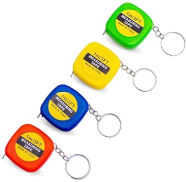 PARENCE.- Lot de 4 Mini Rubans à Mesurer 1m