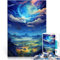 Jigsaw Puzzles for Adults 1000 Piece black sky rainbow clouds Quiz game 50x75cm gifts for friends and family for teenager Age 14+