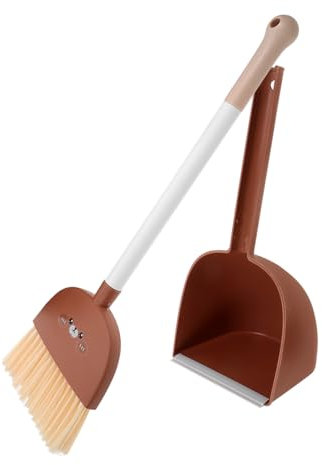 SWOOMEY 1satz Kinderbesen Und Kehrschaufel Cartoon Tierdesign Leichtes Reinigungsset Für Kleinkinder Für Hausarbeit Und Spiel Sicheres Material Einfach Zu Handhaben