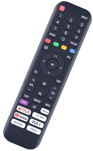 GOUYESHO Fernbedienung Ersatz passend für HKC Smart TV NHV32H3 NHV24H3 NHV42H3 HV24H1 HV32H1-D1 HV42F1-D1 HV50U1-D1 ST24VD ST43VD ST32VD ST50VD FL43VD-FHD
