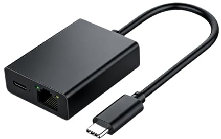 Ethernet Adapter für Fire TV Stick, Micro USB auf RJ45 für Chromecast Google Home Mini und andere Micro USB Geräte, stabile kabelgebundene Verbindung 100 Mbps Streaming HD Heimkino Desktops Entfernung