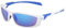 Infinite Eins Sport-Sonnenbrille, Weiß und Blau