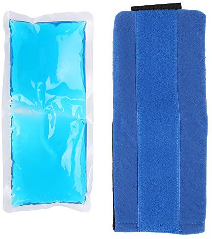 Gel Kompresse kalt warm, Kühlkompresse Gel Kühlkissen für Kopf Knie Hals Ellenbogen Schmerzlinderung