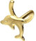 PIERCINGLINE 750er GOLD Nasenpiercing Spirale | 18 KARAT | DELFIN | Piercing Nase Stecker | Farbauswahl