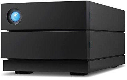 LaCie 2big RAID USB-C, Enterprise HDD 8TB externe Festplatte, 3.5 Zoll, RAID 1, 2, USB-C, PC & Mac, inkl. Data Rescue Service, Modellnr.: STHJ8000800