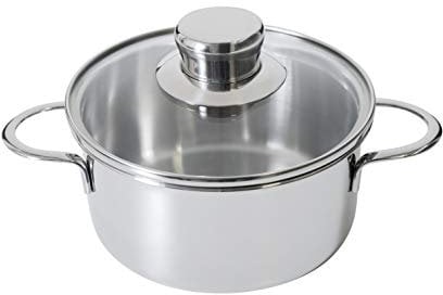 Kelomat, 1964-323, Mini cacerola con tapa, diámetro de 14 cm, capacidad 1,0 litros, acero inoxidable