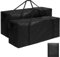 widesmile 2 Pack 670L Extra Large Garden Cushion Storage Bag Heavy Duty Waterproof Outdoor Furniture Cushion Storage Bag 173x76x51cm with Handle and Zipper