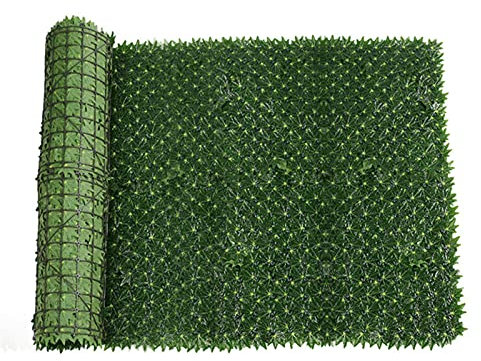 Kunstpflanzen Simulierte Plastikrasen Pflanzenwand 0.5x3m, Kuenstliche Wiese Kunstrasen Wand Panel, Künstliche Pflanzen, für Dekoration Wohnzimmer Hintergrund Garten Zaunwand Balkon Hochzeit