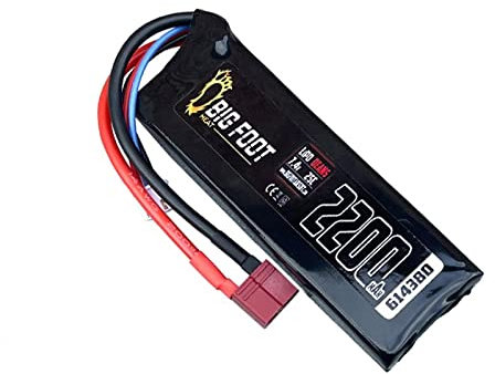 Big Foot Heat Lipo Battery 2200 mAh 7.4c 25c (DEANS)