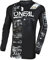 O'NEAL | Motocross-Shirt Langarm | MX MTB Mountainbike | Passform für Maximale Bewegungsfreiheit, Eingenähter Ellbogenschutz | Element Youth Jersey Attack V.23 | Kinder | Schwarz Weiß | Größe S