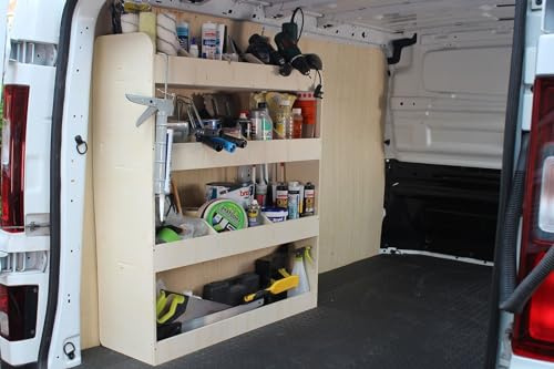 Vanify - Kompatibel mit Opel VIVARO L2 2014-19 Fahrzeugeinrichtung Fahrzeugregale, Fahrerseite hinten Regal