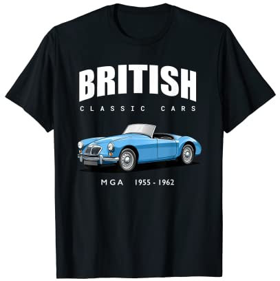 Britische klassische Sportwagen - MG MGA T-Shirt