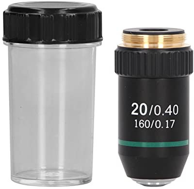 Obiettivo Acromatico Ottone Microscopio Acromatico Obiettivo Cromato 20X Microscopio Interfaccia Lente Obiettivo 20,2 Mm