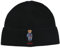 POLO RALPH LAUREN Herren Solid Denim Bear Beanie, 001 (Schwarz), Einheitsgröße