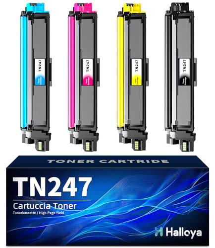 TN247 TN-243 CMYK Toner Kompatibel für Brother TN243CMYK TN-247 für Toner Brother MFC L3750CDW DCP-L3550CDW MFC-L3750CDW HL-L3210CW MFC-L3770CDW HL-L3270CDW (Schwarz Cyan Gelb Magenta, 4er-Pack)