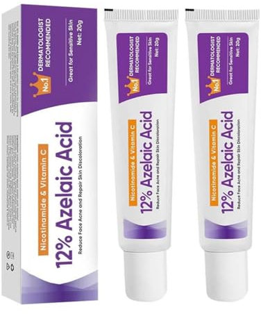 12% Azelaic Acid Serum,Azelainsäure Gesichtsserum,Against Redness,Anti Pimples and Nodules,Für sensible Haut,Hellt Pickelmale auf Aufgehellte Pickelmale