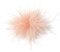 Baesics Feder Brosche Aprikose - Damen Fluffy Straußenfeder Anstecker Vintage Stil Hutaccessoire Braut Hochzeit Party Fasching Haarclip Fascinator für Blazer Kleid Jacke – Boho Blumen Design