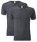 Heatwave® Pack of 2 Men's Thermal T Shirt, Warm Underwear Baselayer Thermals, Large Charcoal
