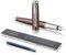Parker IM Fountain Pen, Premium Brown, Fine Nib with Blue Ink Refill (1931676)