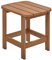 NEG Design Adirondack Tisch Marcy Beistelltisch täuschend echte Holzoptik, wetterfest, UV- und farbbeständig naturbraun