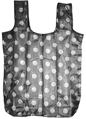 Vin Bouquet FIH 309 Borsa Spesa Pieghevole, Grigio/Bianco