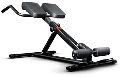 Sportstech BRT150 - Banc Lombaire Musculation Dos, Appareil de Fitness Multistation, Home Gym, Entraîneur Abdominal, Barre de Plongeon, Hyperextension Pliable, Entraînement Varié, Matériau EVA