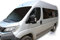 J&J AUTOMOTIVE | Deflettori D'Aria Antiturbo Per Ducato dal 2006, Set di 2 Pz, Nero, Antivento, Antipioggia, Fume' Oscurati