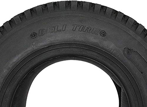 DELI (Motorisé) PNEU CHARIOT ET BROUETTE 4.10-3.50-6 DELI TT 4PR (CHARGE MAXI 205 Kg)