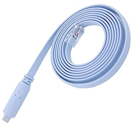 Cavo per console USB C, da USB a USB C, cavo per console USB tipo C a Rj45 per laptop MacBook (chip FTDI RS232, 1,8 m)