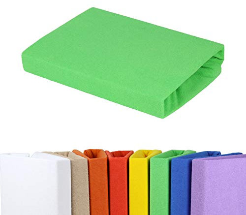 Gerald Wittmann Spannbettlaken 90x200-100x200 cm, Frottee, Grün