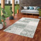 Pergamon In- und Outdoor Teppich Flachgewebe Carpetto Grün Patchwork in 5 Größen