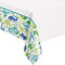 Unique 78313 Kunststoff-Tischdecke - 2,13 m x 1,37 m - Blaue & Grüne Dinosaurier-Party, Cartoon, Multicolour, 83.9 x 53.9 inch (Rectangular)