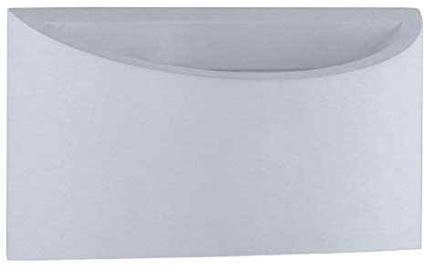 Paco Home Wandleuchte Innen Wandlampe Flur Lampe Indirektes Licht Up Down Effekt G9 Gemütliche Atmosphäre, Leuchtmittel: ohne Leuchtmittel, Farbe: Beton-Grau