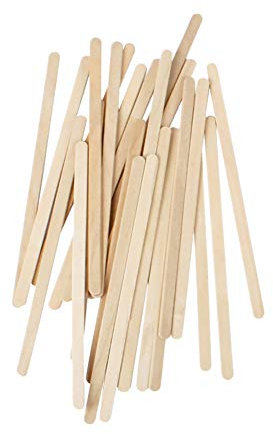 Yicare waxing strips 200PCS Wax Sticks Small Wood Spatulas Applicator Tongue Depressors Wax Waxing Tatoo Sticks for Hair Removal 14 * 0.6 * 0.2cm