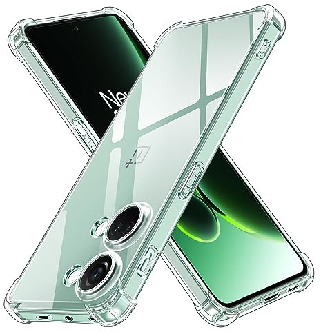 ivoler Coque pour Oneplus Nord 3 5G, Ultra Transparent Étui de Protection en Silicone Antichoc avec Coins Renforcés, Clair Mince Souple TPU Bumper Housse