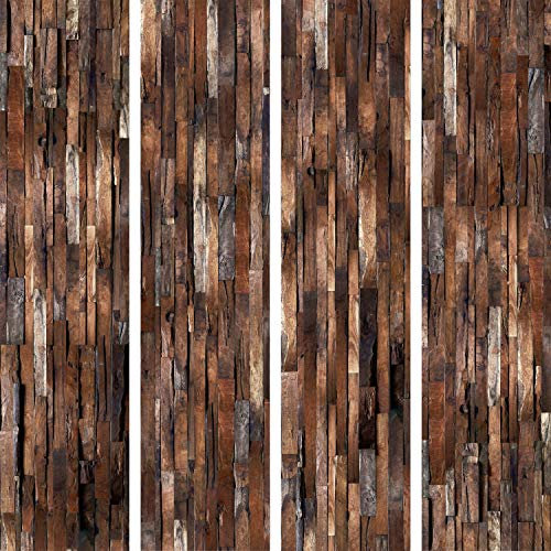 murando PREMIUM PURO Tapete Realistische Holzoptik Tapete ohne Rapport und Versatz 10m Vlies Tapetenrolle Wandtapete modern design Fototapete Holz f-A-0205-j-d