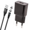 Chargeur pour Doro 8062, 8220, 8100 Plus, 8100 / A Clapet 6880, 6820 - Câble USB-C et Micro USB