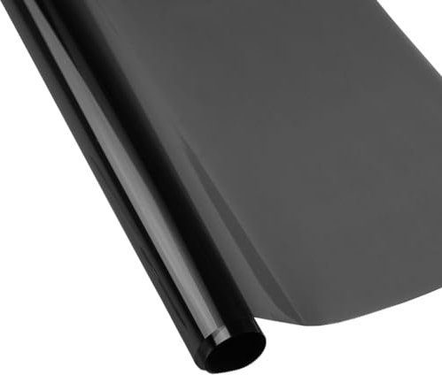 ETOPARS 76cm X 500cm 1% VLT Film de Teinte de Vitre Voiture Film de Fenêtre Film Teinté Autocollant Verre Film Solaire Protection Teinté Fumée Véhicule