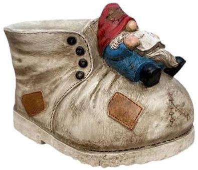 Hiessgozy Niedlicher Blumentopf, Schuhförmiger Blumentopf, Kunstharz-Pflanzgefäß, kleiner Sukkulententententopf mit Drainageloch, lustige Blumentöpfe für Frauen, Mama, Pflanzenliebhaber