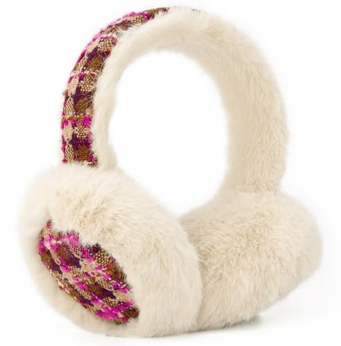 YeyeCyrilze Ohrenschützer damen, Winter Ohrenwärmer Earmuffs Ohrenwärmer Für Kälteschutz und Ohrenschützer im FreienFaltbare