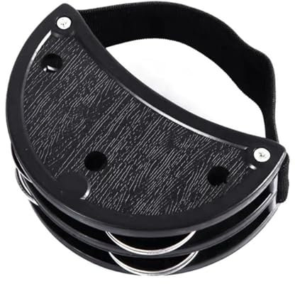 Eladcncmc Pies Shaker pie percusión pedal pie tambor con campanas de acero instrumento musical para concierto fiesta tambor