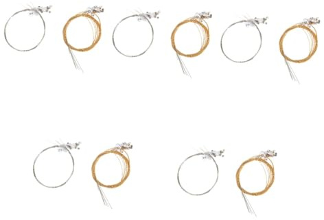 ibasenice 5sätze String Lyre Strings Aus Robustem Metall Ersatzsaiten Für Lyra-harfe Für Musiker Und Anfänger Langlebige Saiten Mit Standardisiertem Spannungsniveau Für